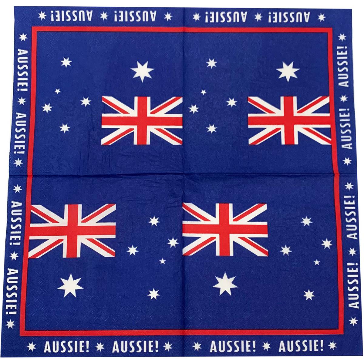 Australia Day Disposable Napkins 16 Pack Woolworths