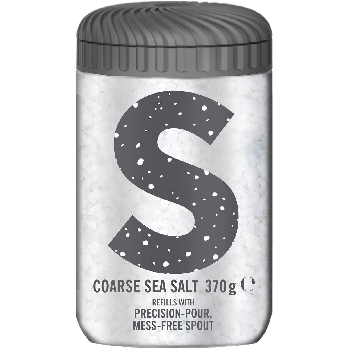 Natural Coarse Sea Salt Grinder 370g Woolworths