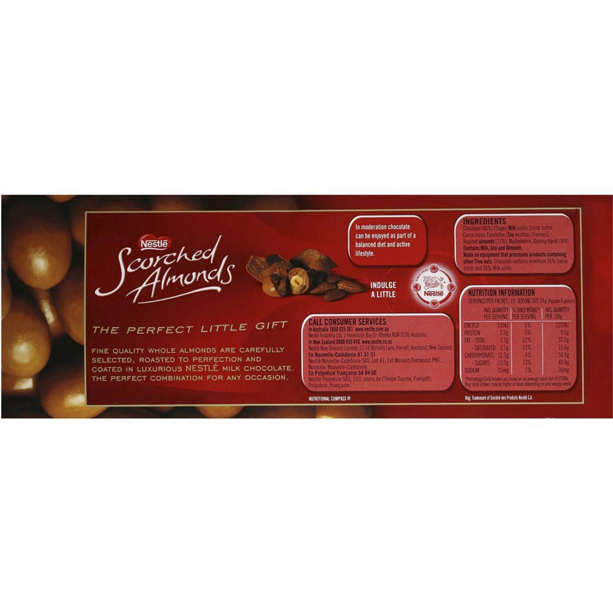 Nestle Scorched Almonds 240g Gift Box Woolworths