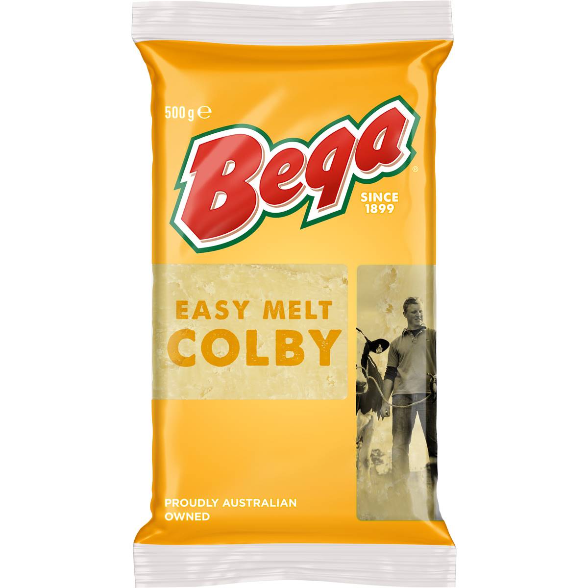Bega Easy Melt Colby Cheese Block 500g Woolworths