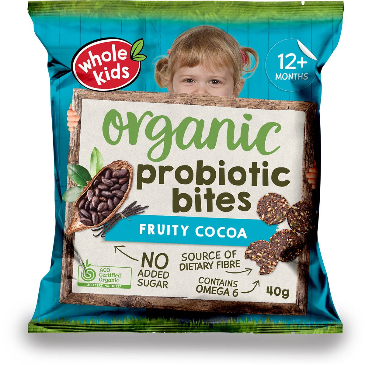 Whole Kids Organic Probiotics Fruity Cocoa