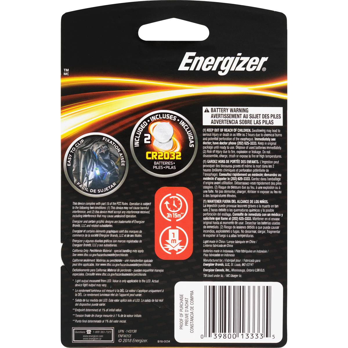 Energizer Wearable Light Each Woolworths