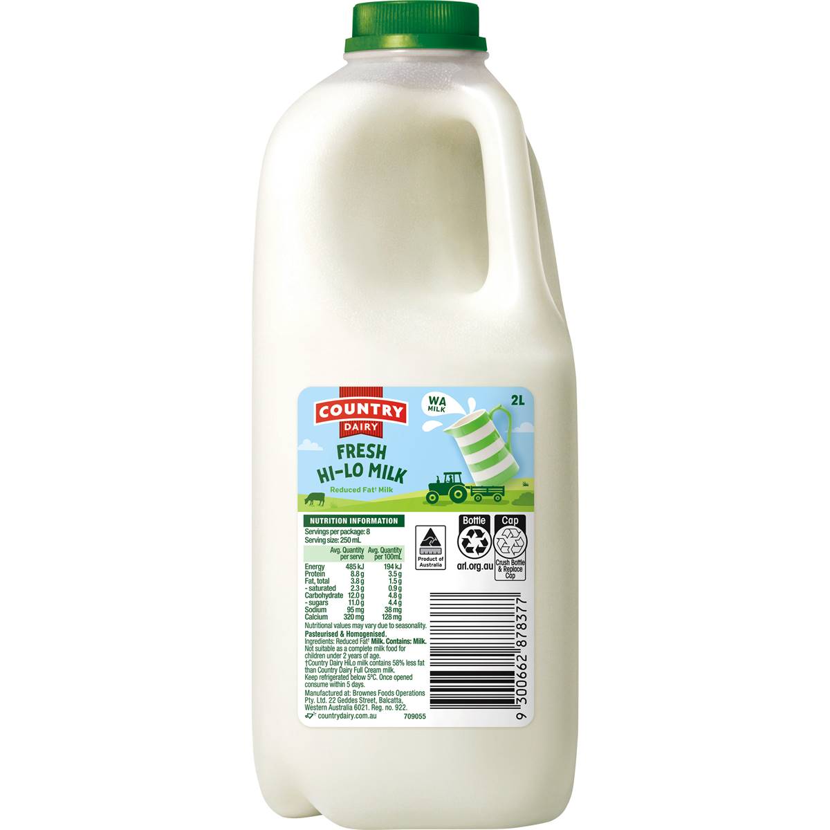 Country Dairy Milk Hilo 2l | Woolworths