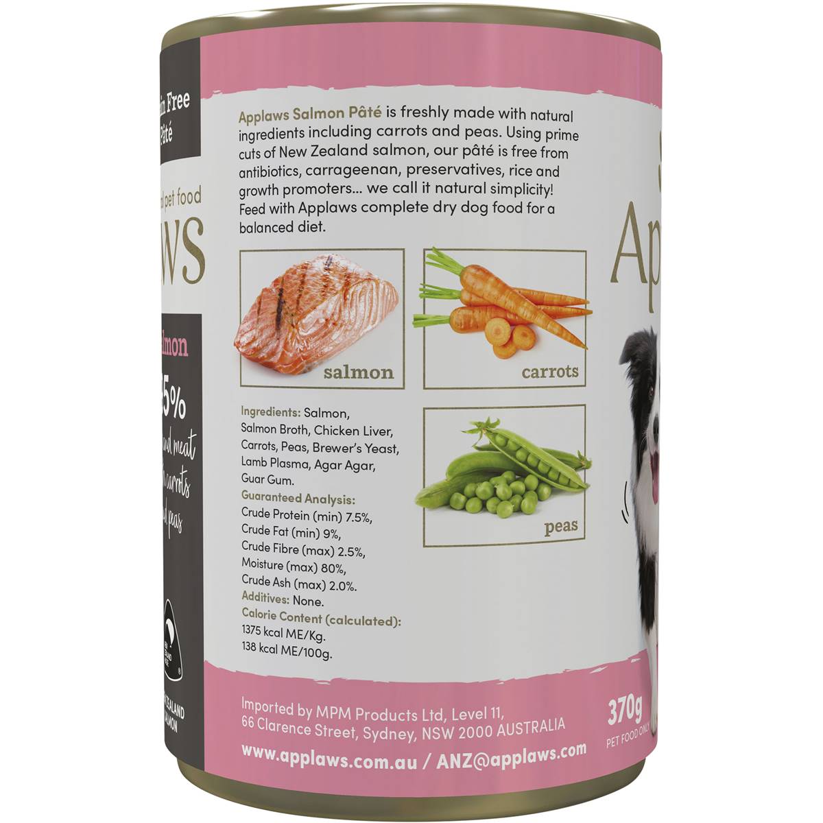 Applaws Dog Food Pate Salmon 370g Woolworths