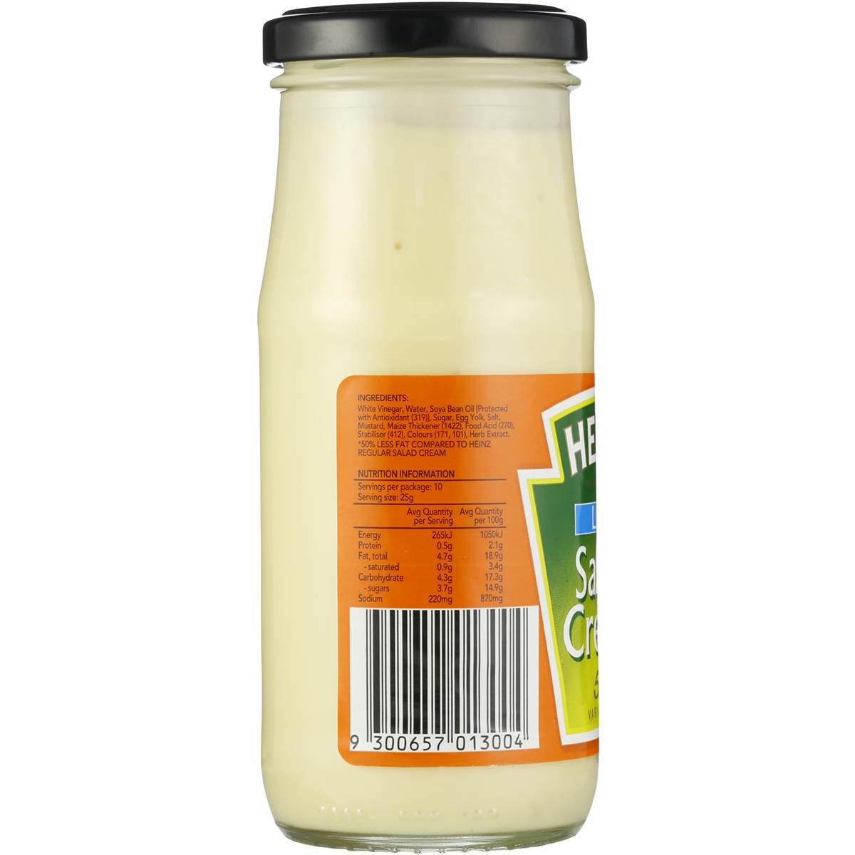 Heinz Mayonnaise Salad Cream Lite 250g Woolworths