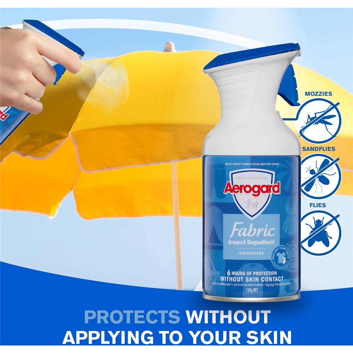 Aerogard Odourless Insect Repellent Fabric Spray 150g Woolworths