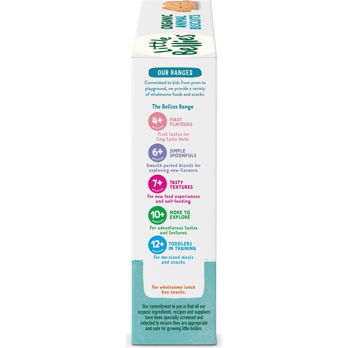 Little Bellies Organic Animal Biscuits 130g Woolworths