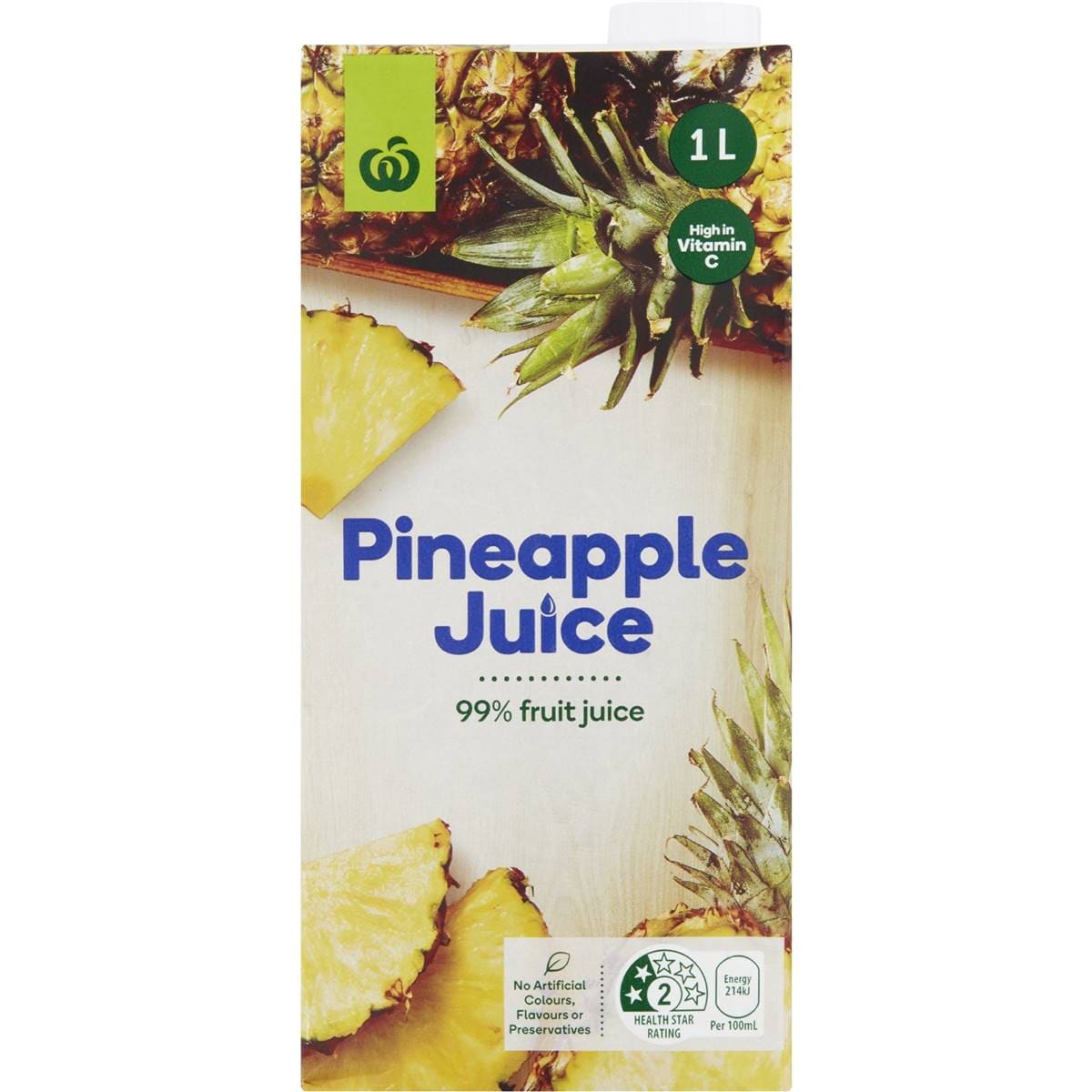 Woolworths No Added Sugar Pineapple Juice 1l Woolworths