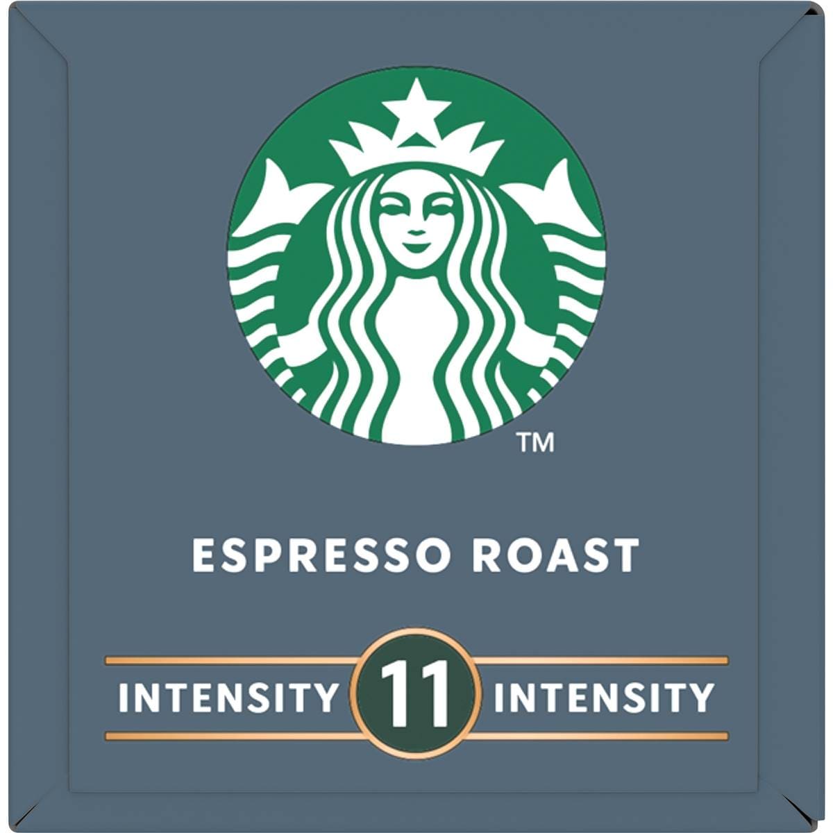 Starbucks By Nespresso Espresso Roast Coffee Pods Capsules 10 Pack