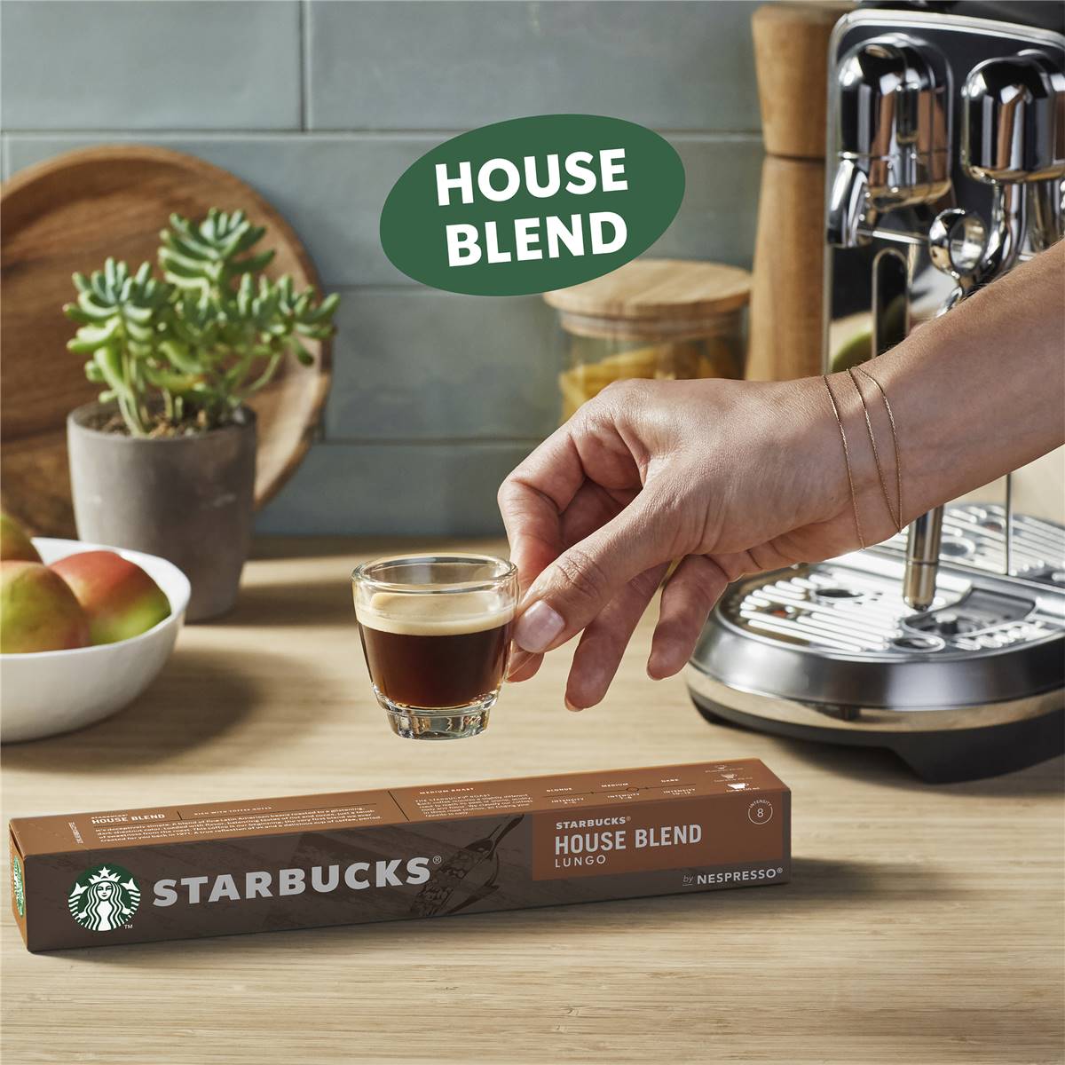 Starbucks By Nespresso House Blend Coffee Pods Capsules 10 Pack