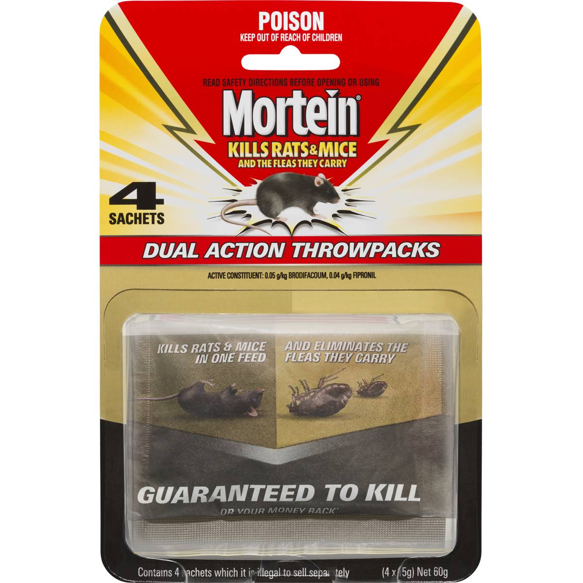 Mortein Kills Rats & Mice Throwpacks