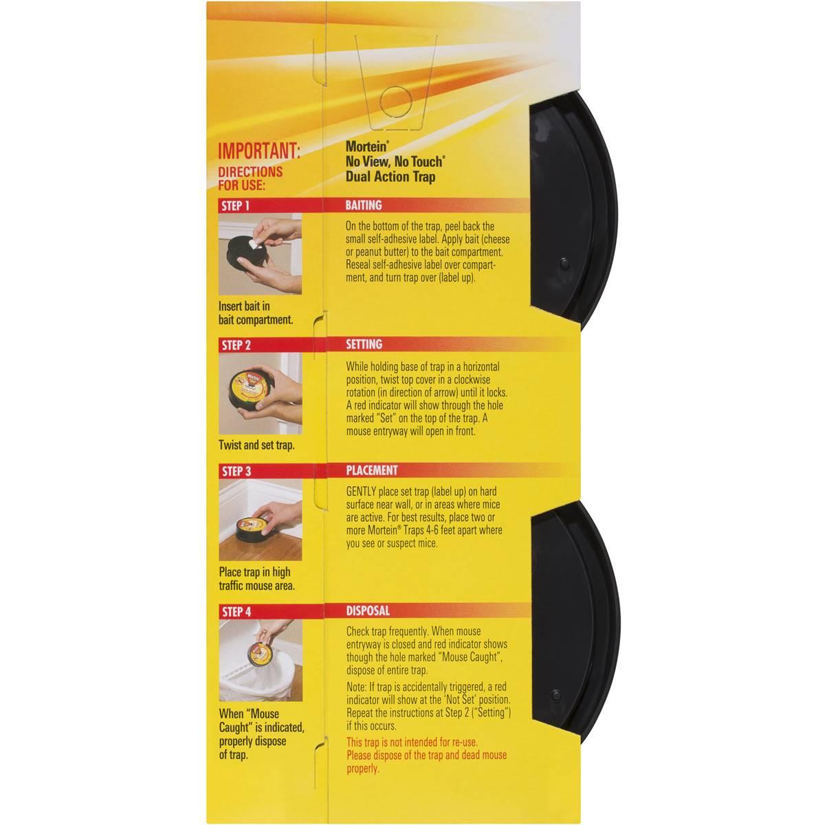 Mortein No View No Touch Mouse Trap 2 Pack Woolworths