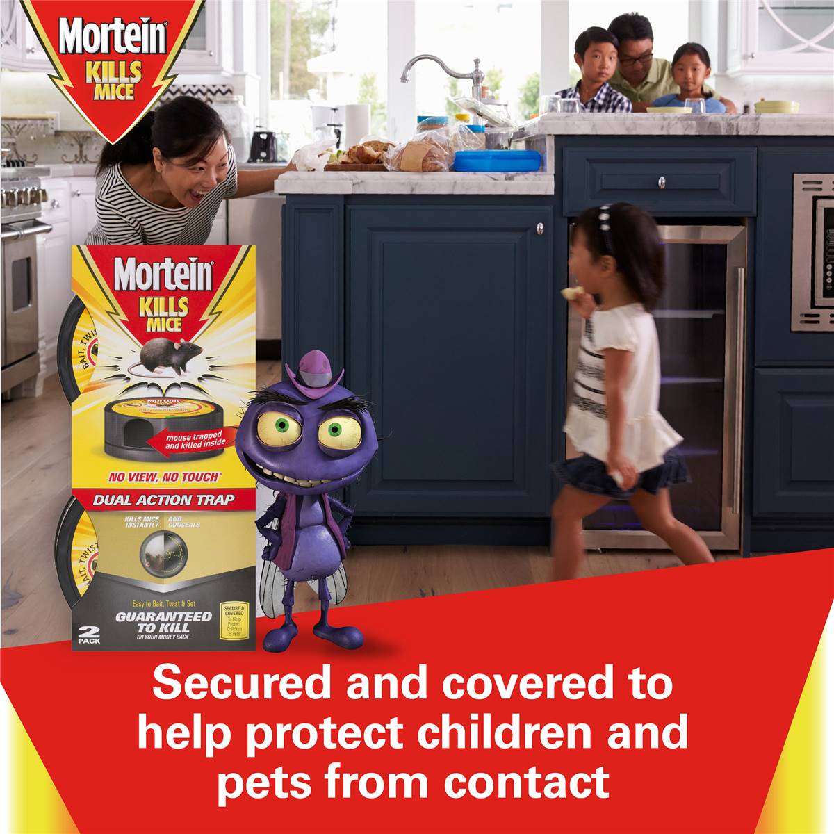 Mortein No View No Touch Mouse Trap 2 Pack Woolworths