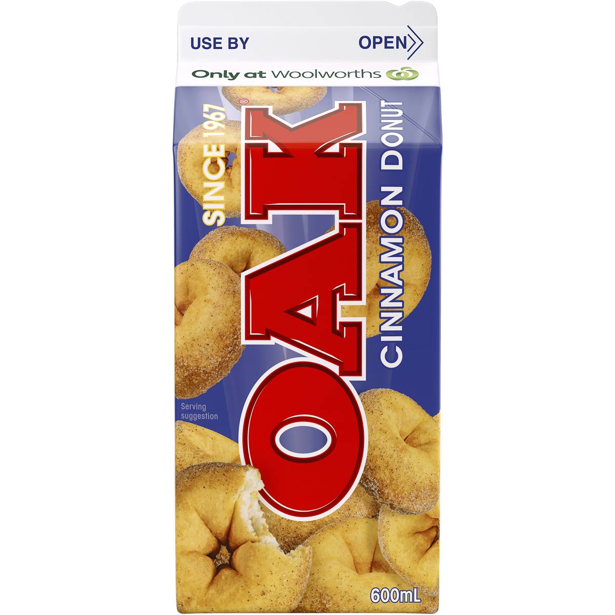Oak Cinnamon Donut Flavoured Milk 600ml Woolworths