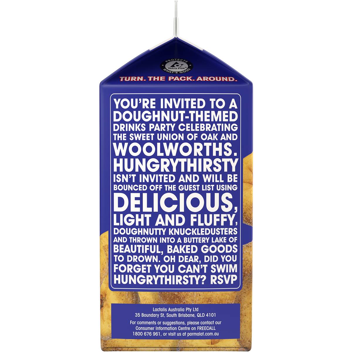 Oak Cinnamon Donut Flavoured Milk 600ml Woolworths