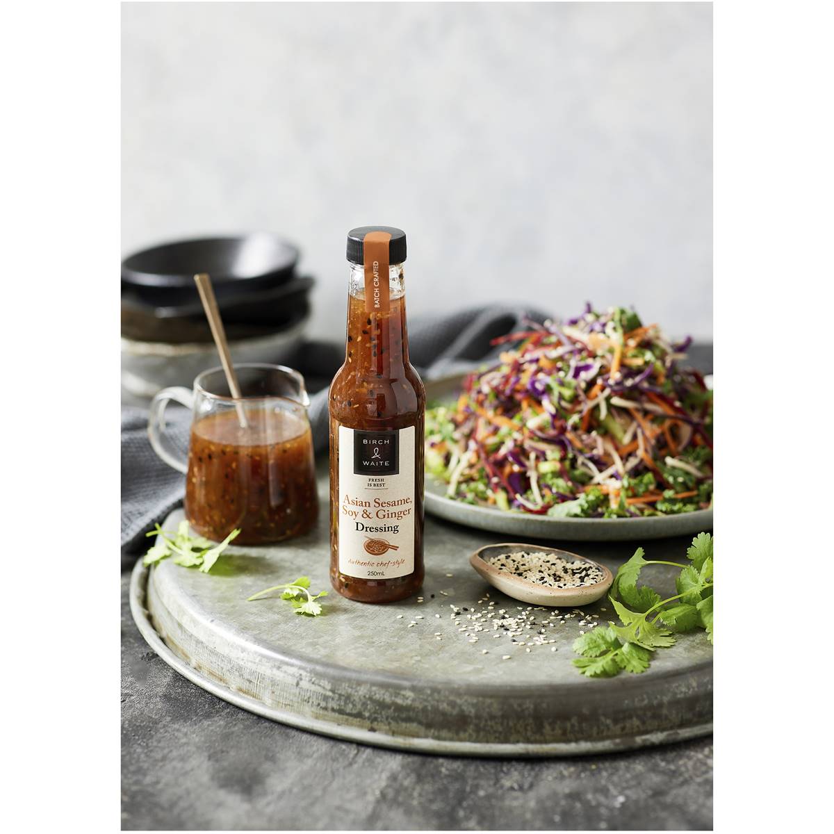 Birch & Waite Asian Sesame Soy & Ginger Dressing 250ml Woolworths