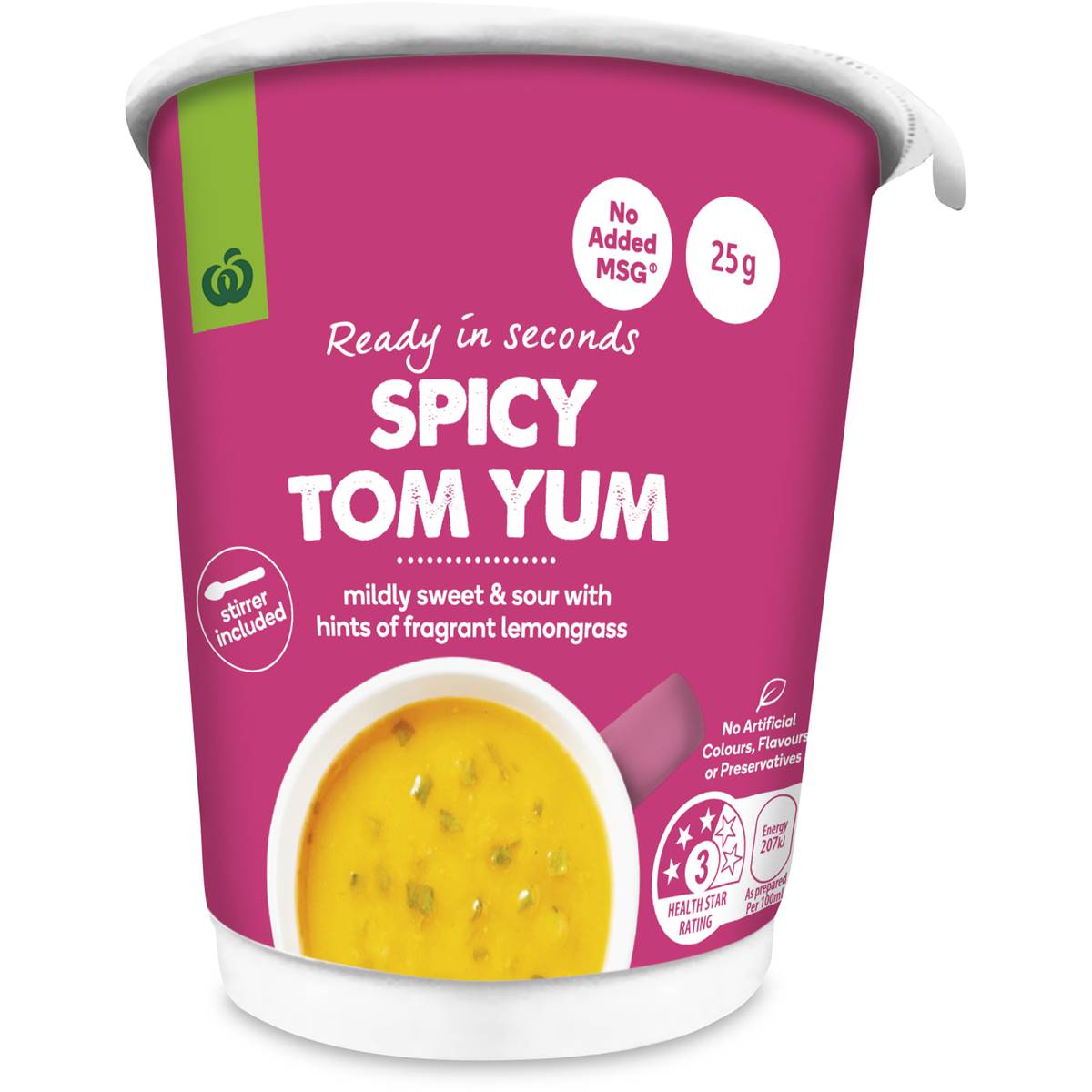 Woolworths Spicy Tom Yum Soup Cups 25g Woolworths