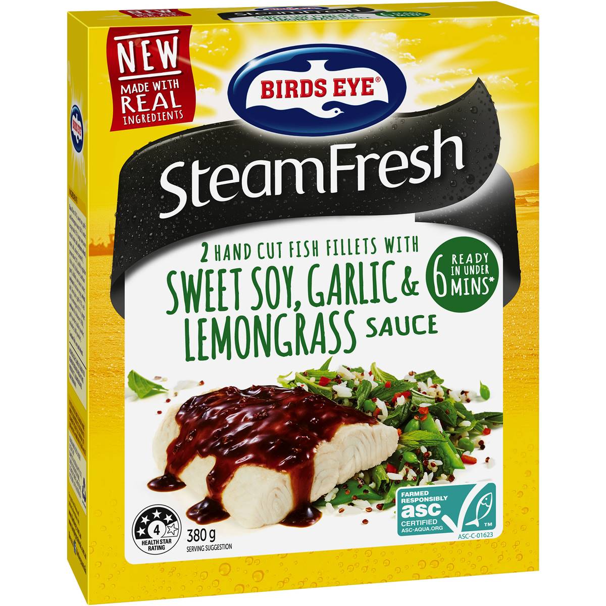 Birds Eye Steam Lemongrass Garlic & Lemongrass Sauce 380g Woolworths