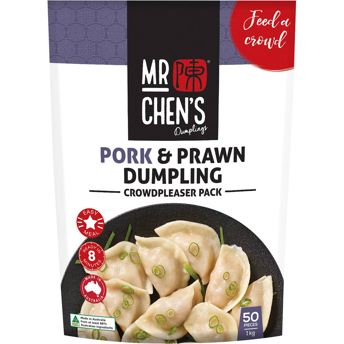 Mr Chen's Pork & Prawn Dumplings 1kg Woolworths