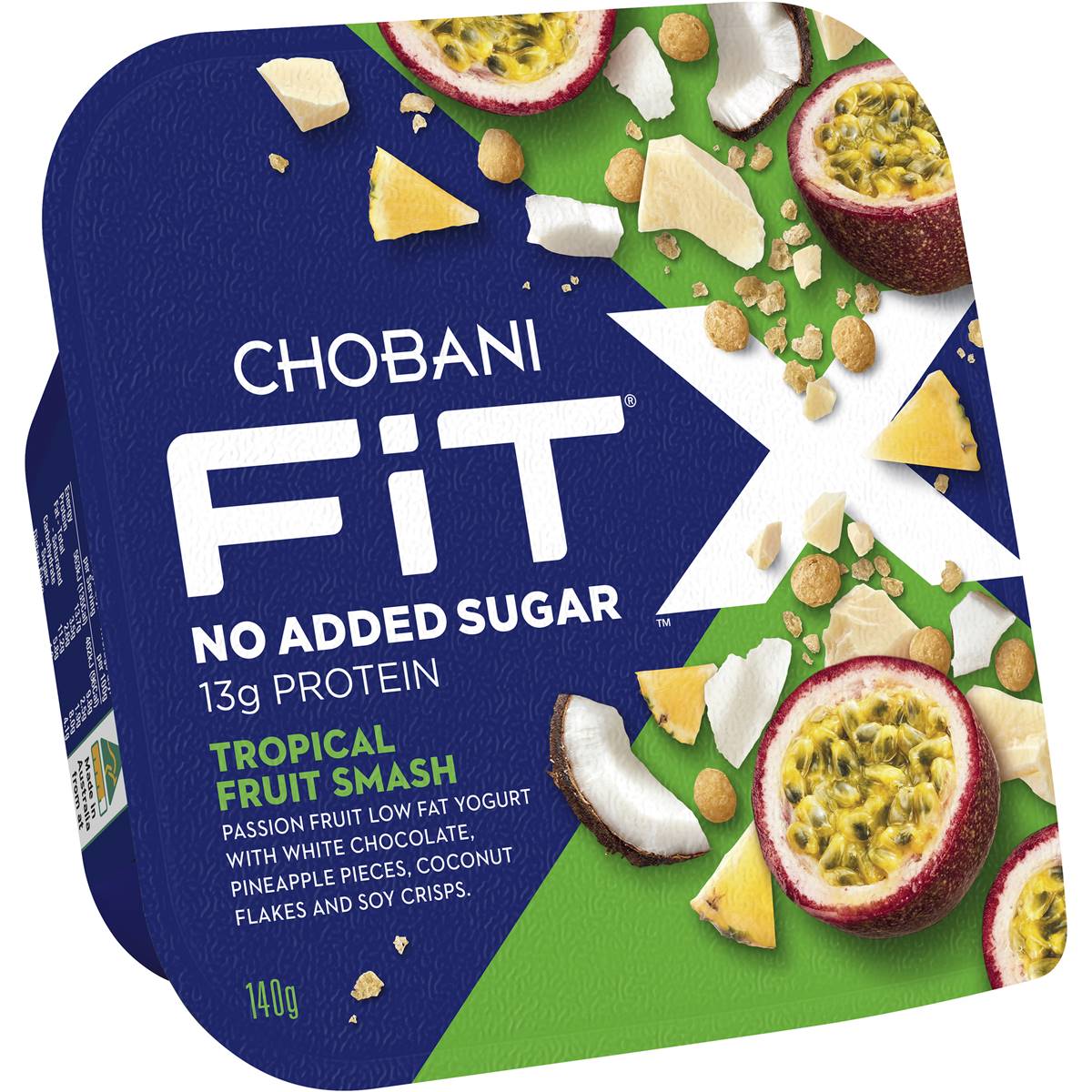 Chobani Fit X Tropical Fruit Smash 140g | Woolworths