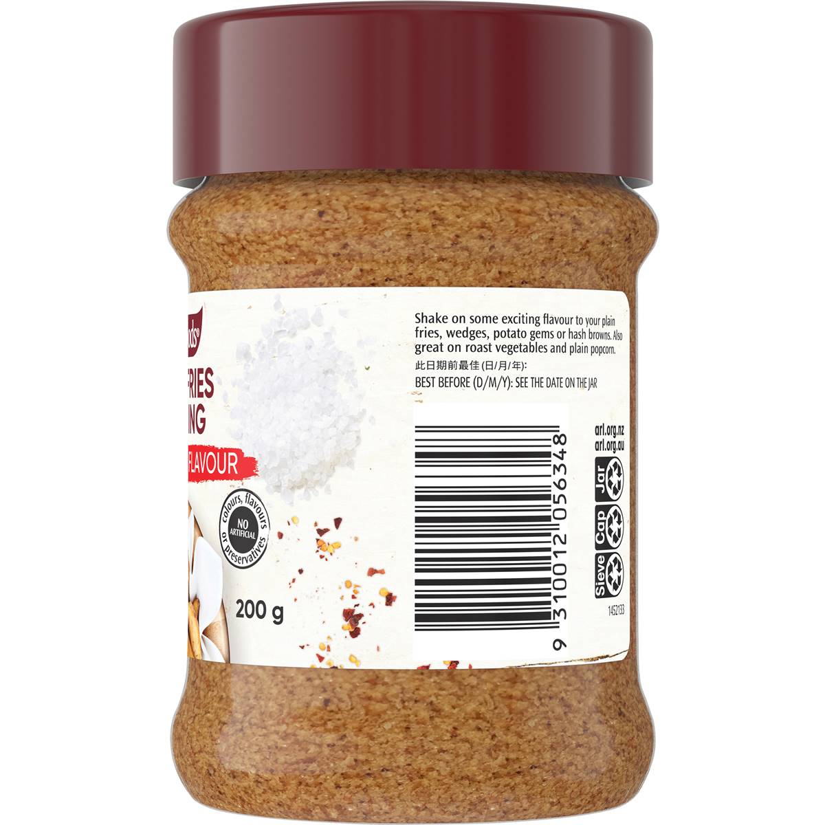 Masterfoods Shaker Fries Sriracha Salt Seasoning 200g Woolworths