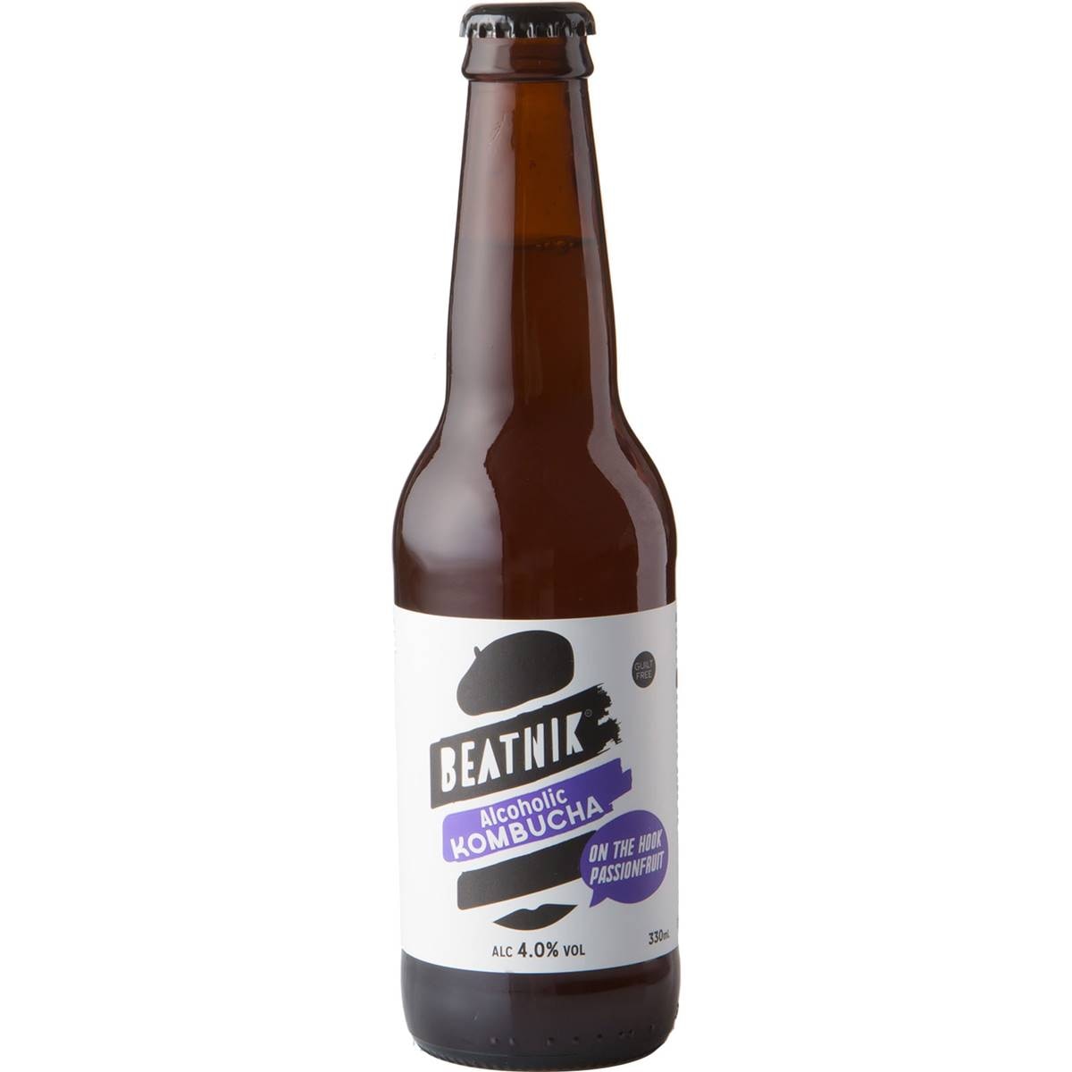 Beatnik Alcoholic Kombucha Passionfruit