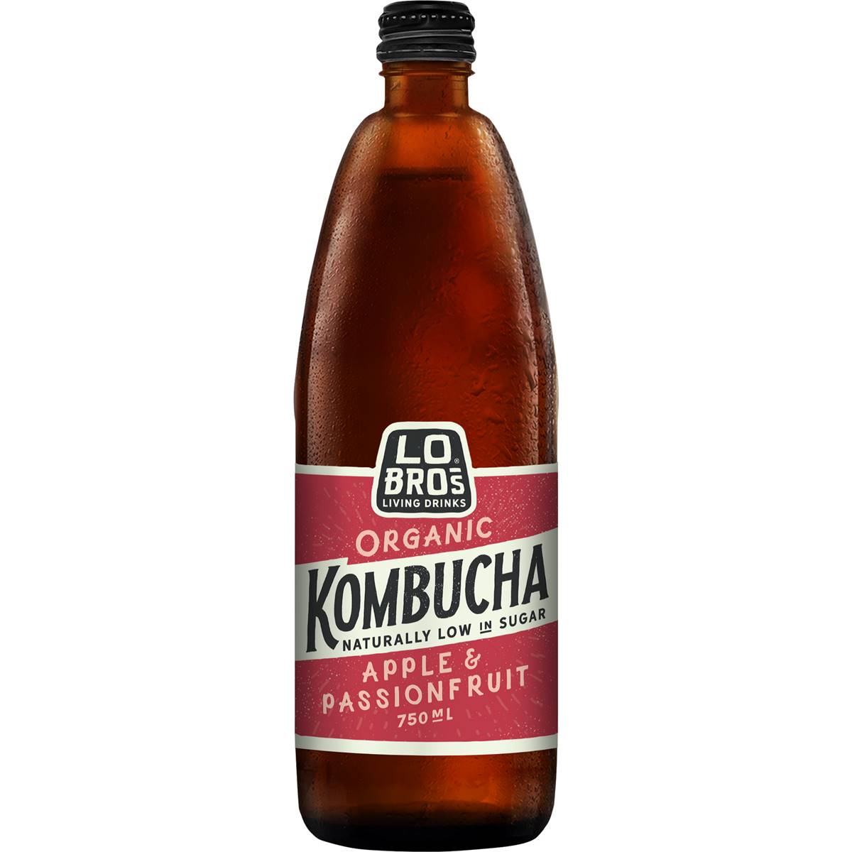 Lo Bros Kombucha Apple & Passionfruit