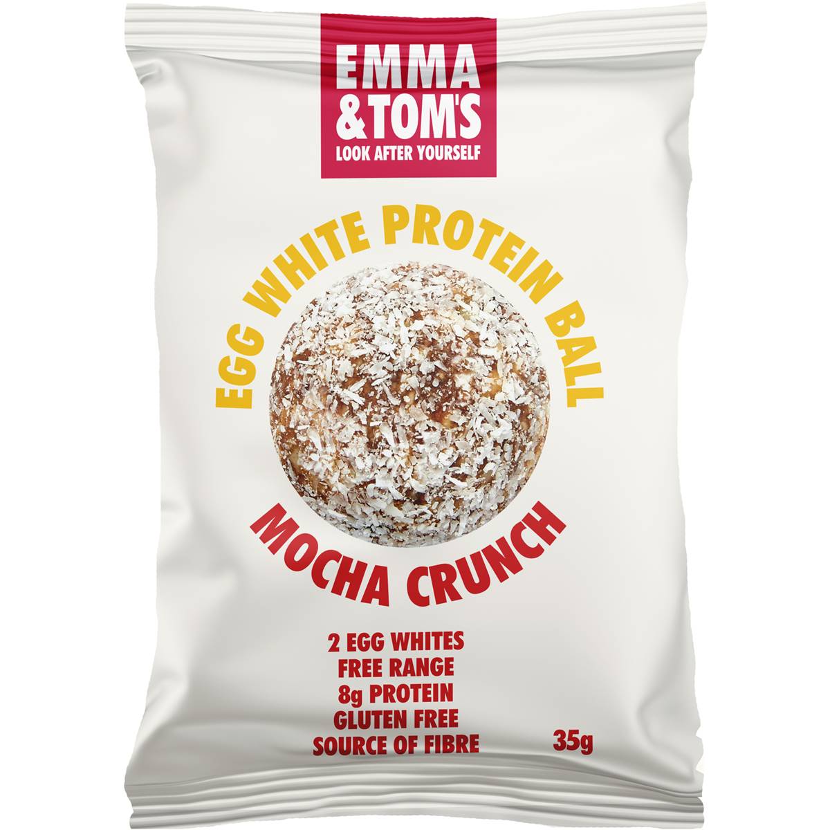 Emma & Tom's Egg White Protein Ball Mocha