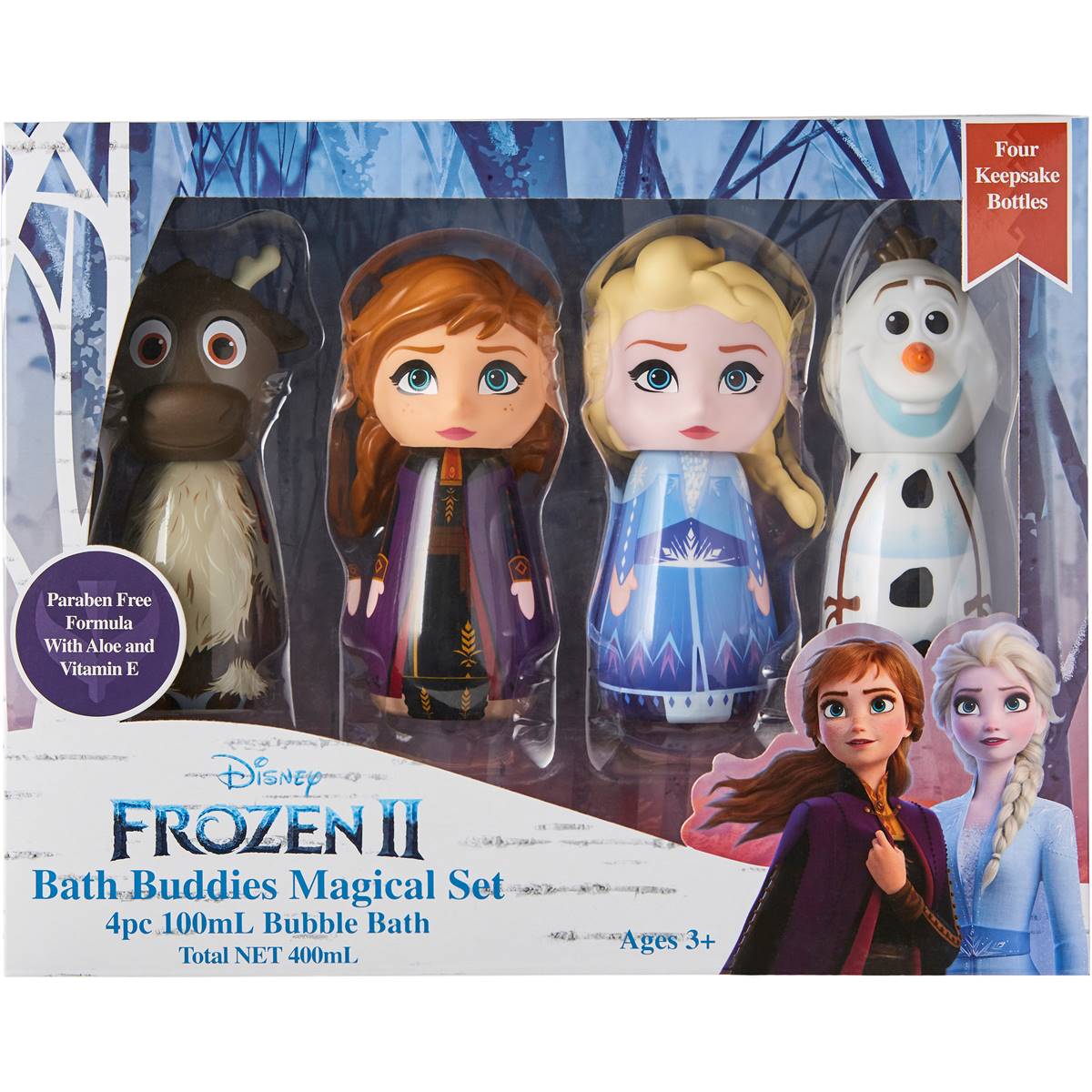 Frozen Bath Buddies Magical Set 100ml X4 Pack | Woolworths