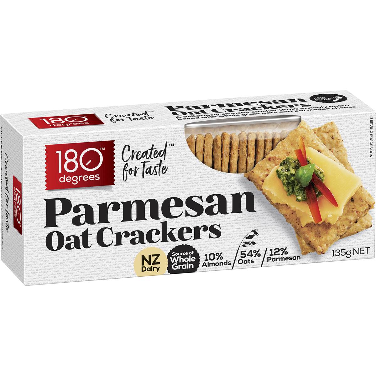 18 Degrees Parmesan Oat Crackers 