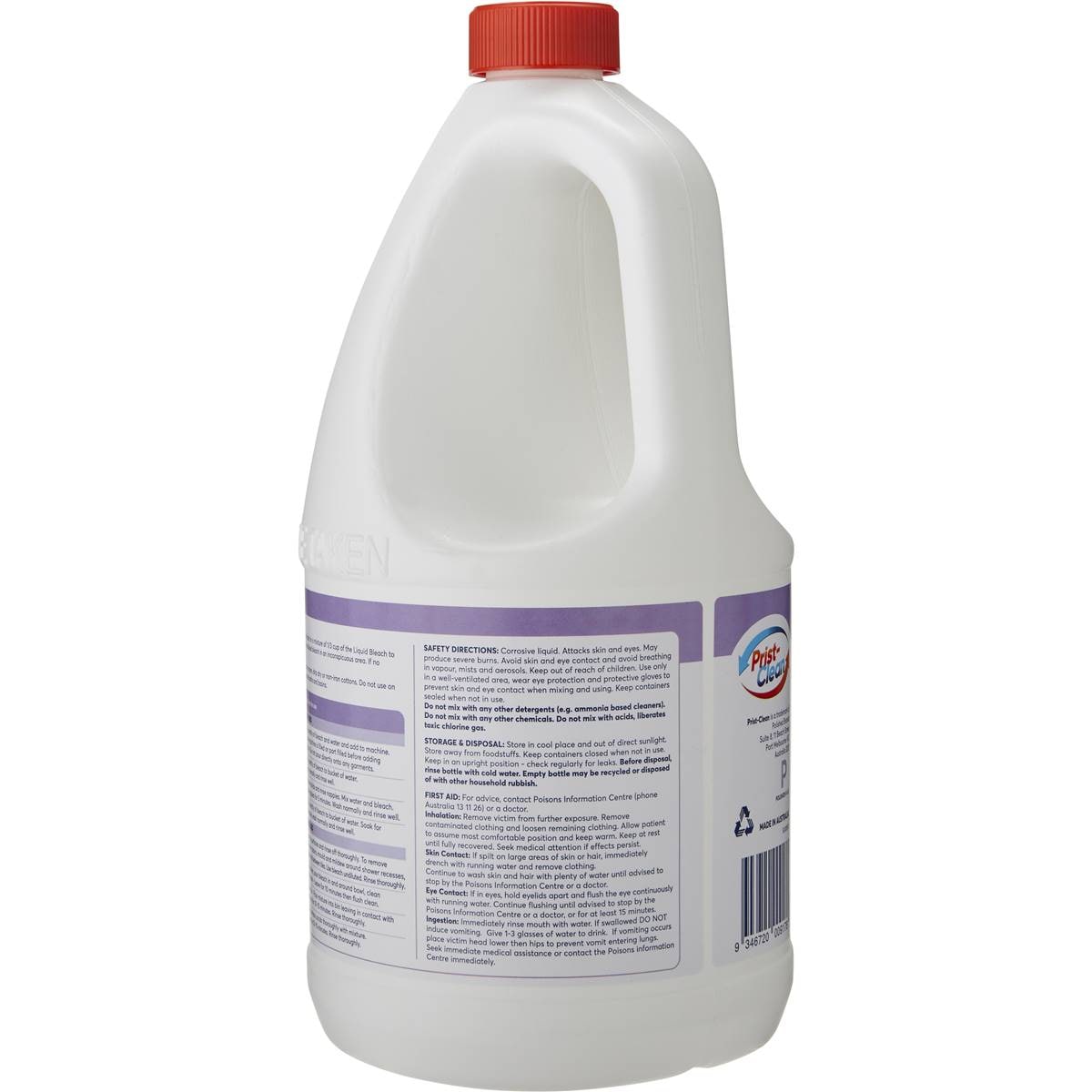 Pristclean White Bleach Lavender 2l Woolworths