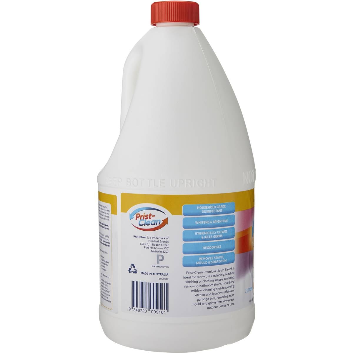 Pristclean White Bleach Lemon 2l Woolworths