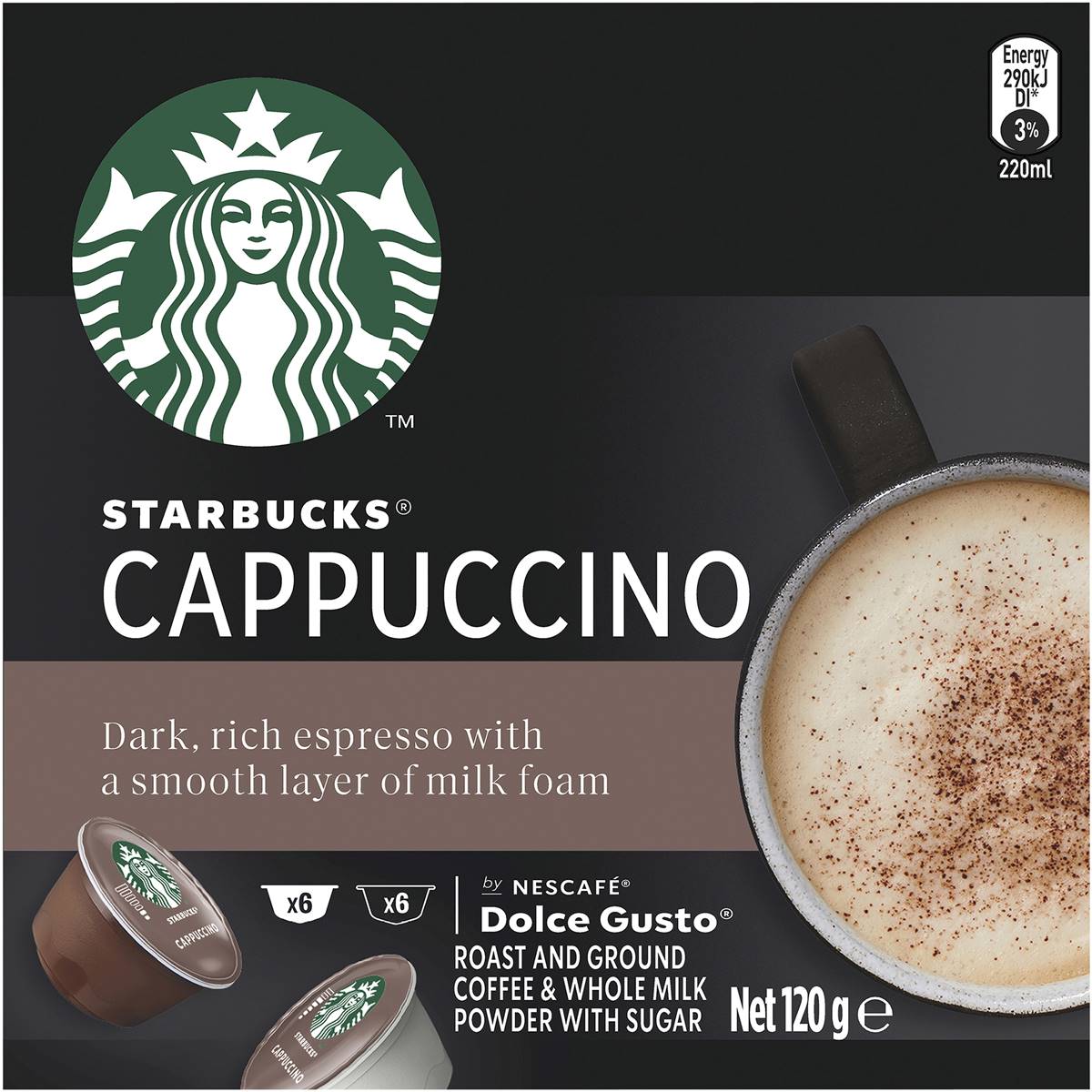 Starbucks By Nescafe Starbucks Cappuccino Dolce Gusto Coffee Pods