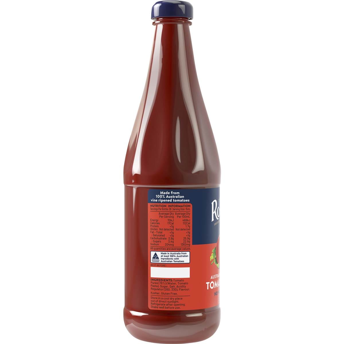 Rosella Tomato Sauce Glass 580ml Woolworths