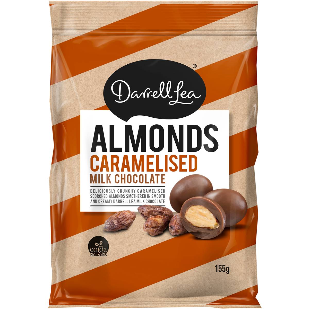 Darrell Lea Toffee Almonds 155g Woolworths