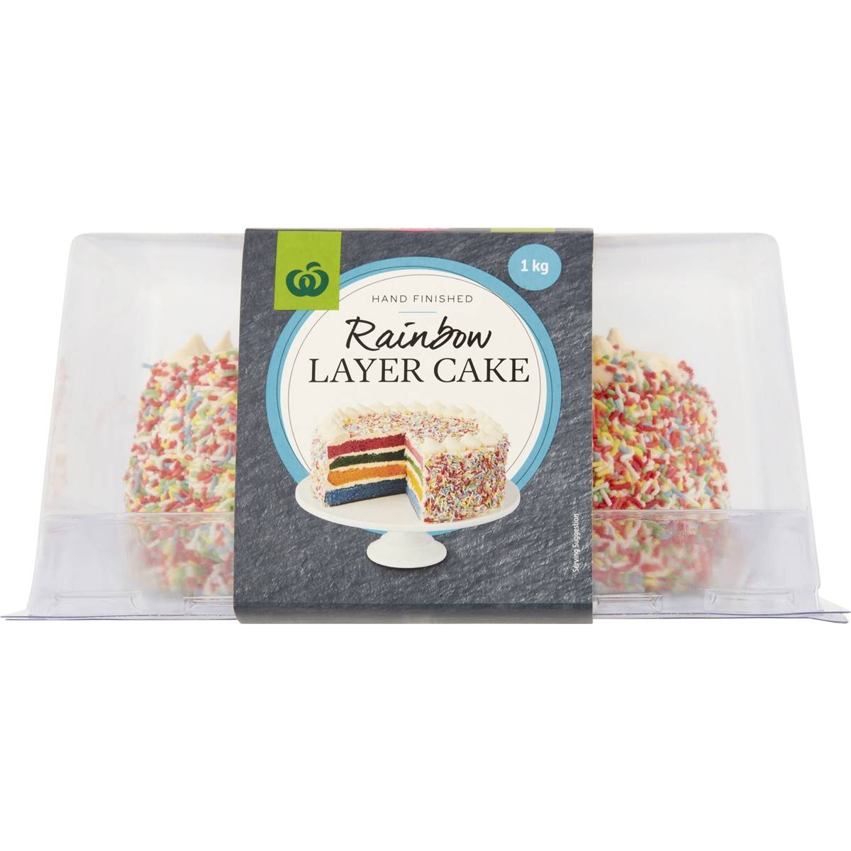 Woolworths Rainbow Layer Cake 1kg | Woolworths