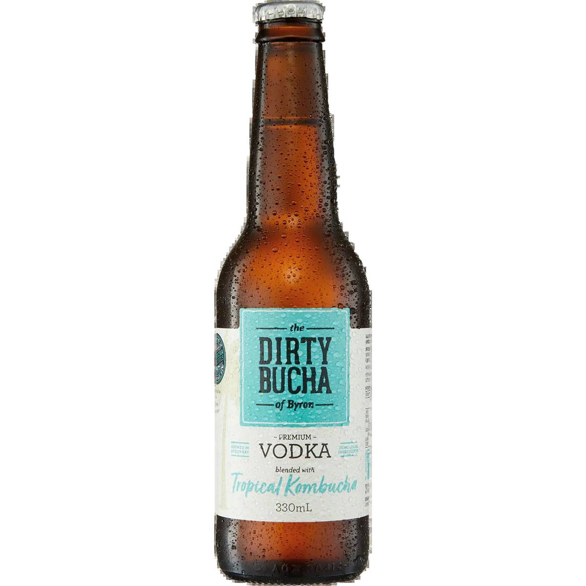 The Dirty Bucha Of Byron Vodka & Tropical Kombucha Bottle