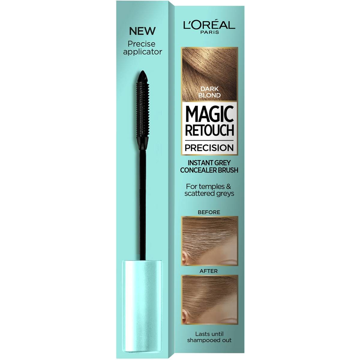 L'oreal Magic Retouch Precision Brush 4 Light Brown Each Woolworths