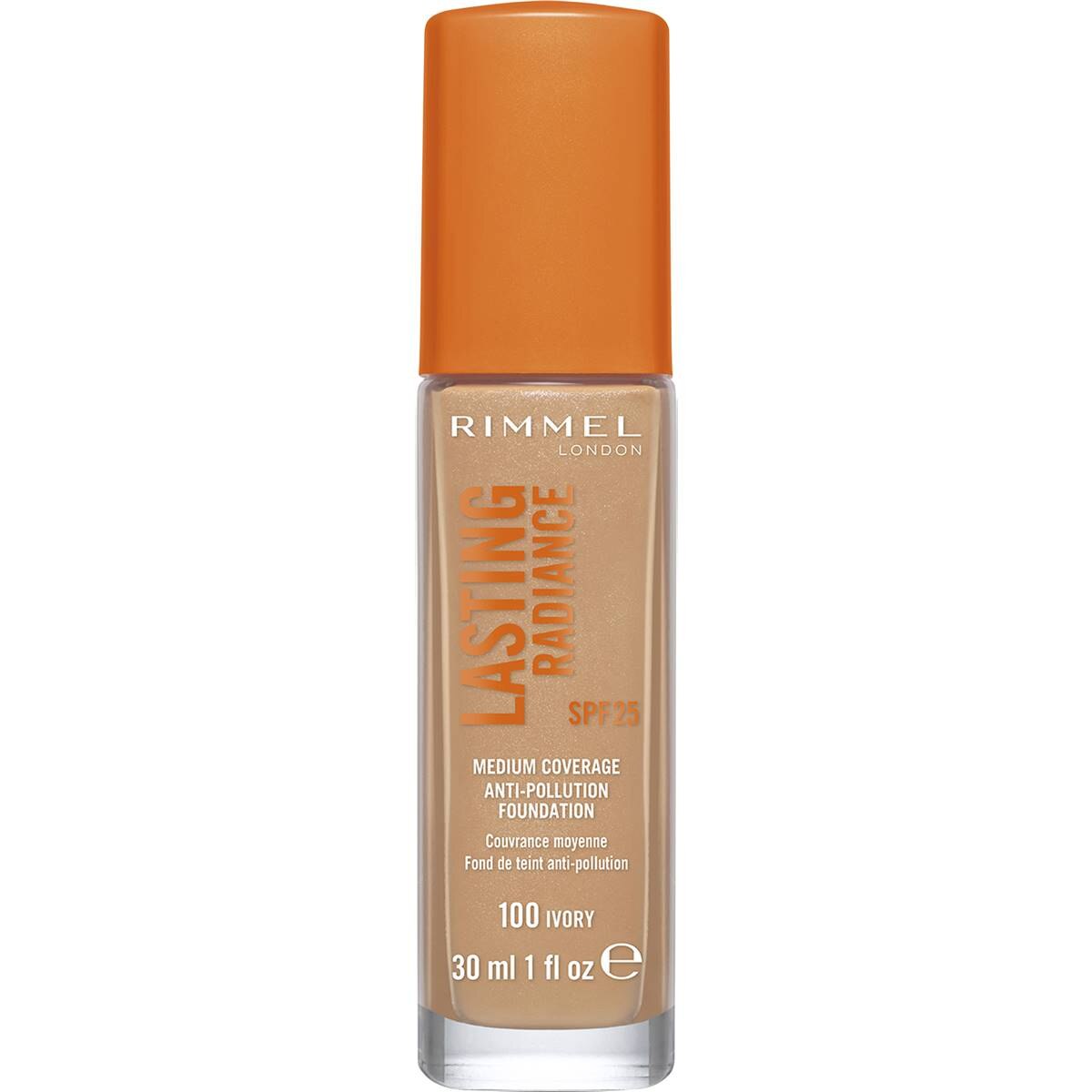 Rimmel Lasting Radiance Foundation 100 Ivory