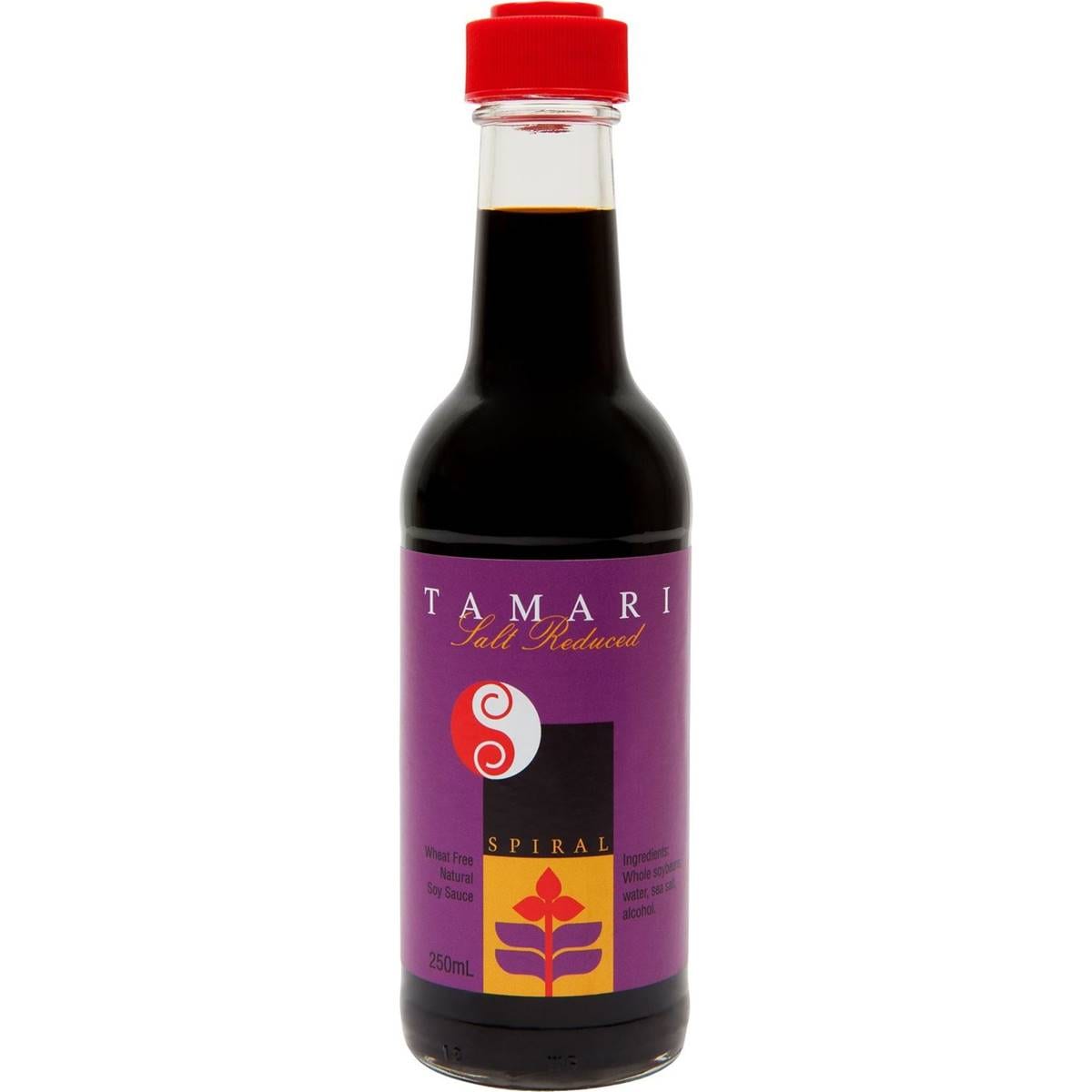 Spiral Foods Soy Tamari Sauce Salt Reduced 250ml Woolworths