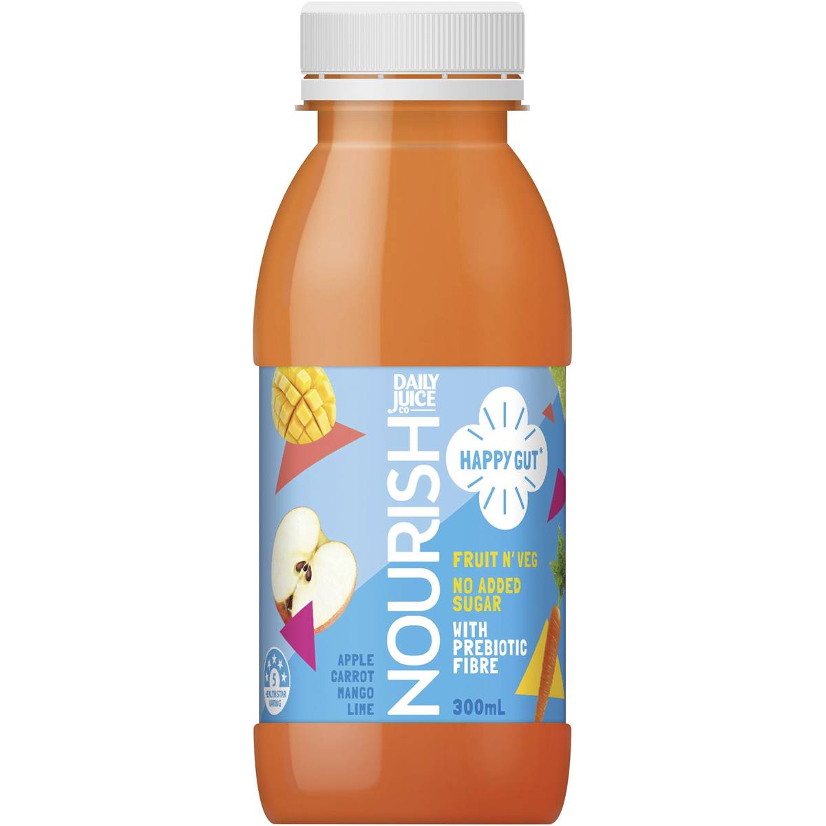 Daily Juice Nourish Happy Gut 300ml Woolworths