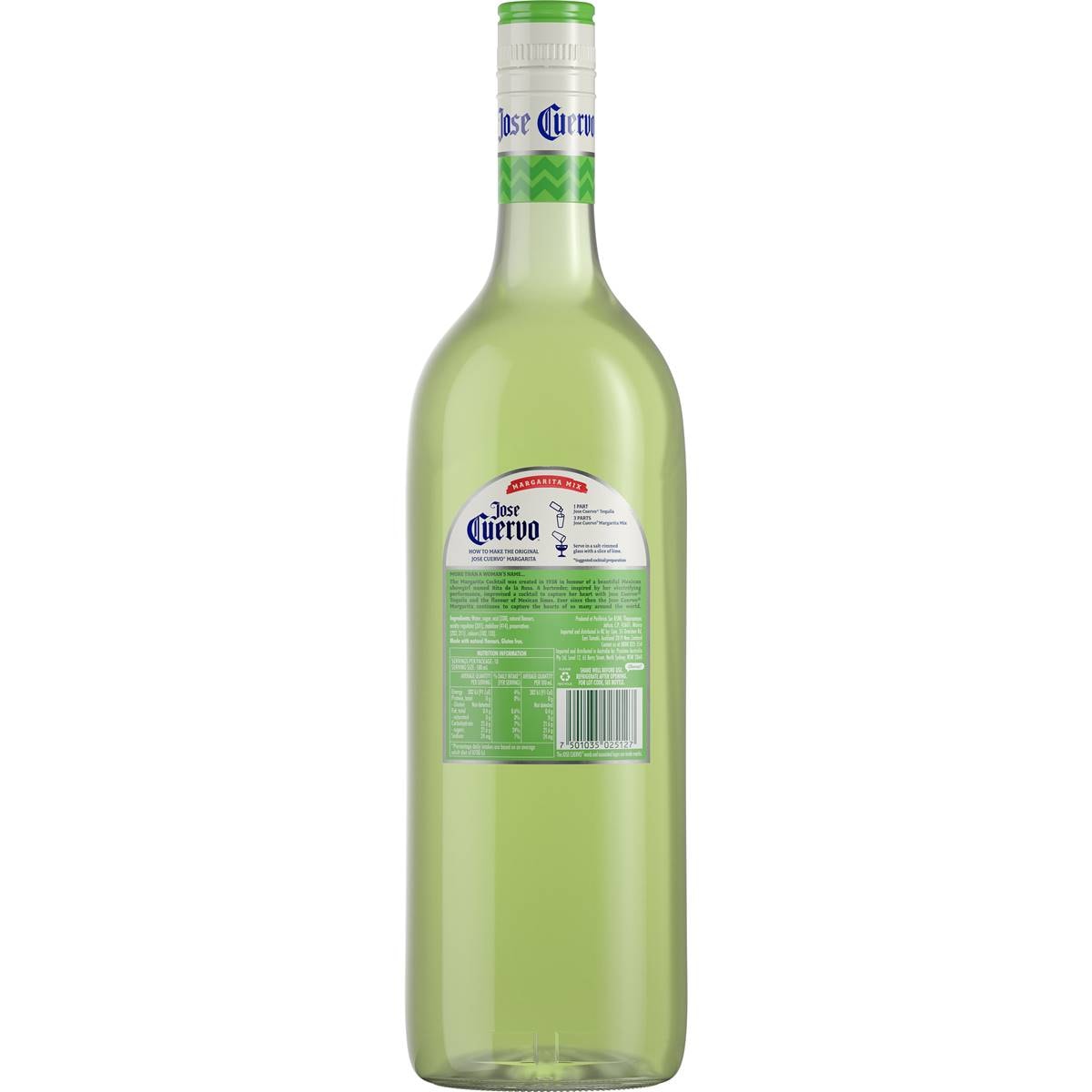 Jose Cuervo Margarita Cocktail Mix 1l Woolworths