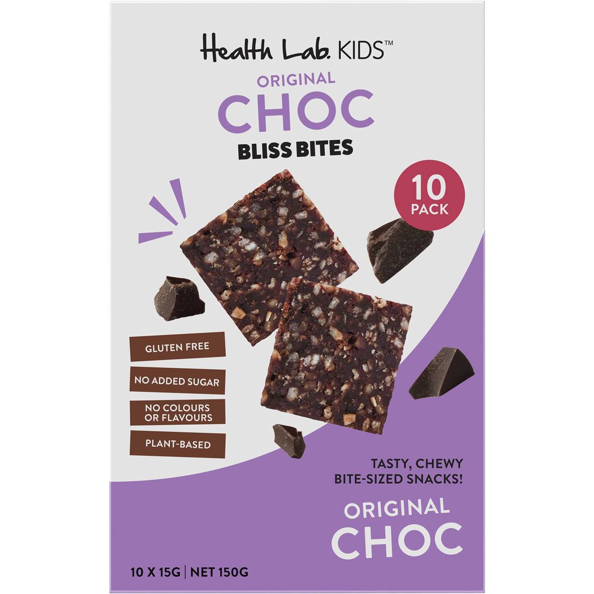 Health Lab Kids Choc Bliss Bites 150g Woolworths