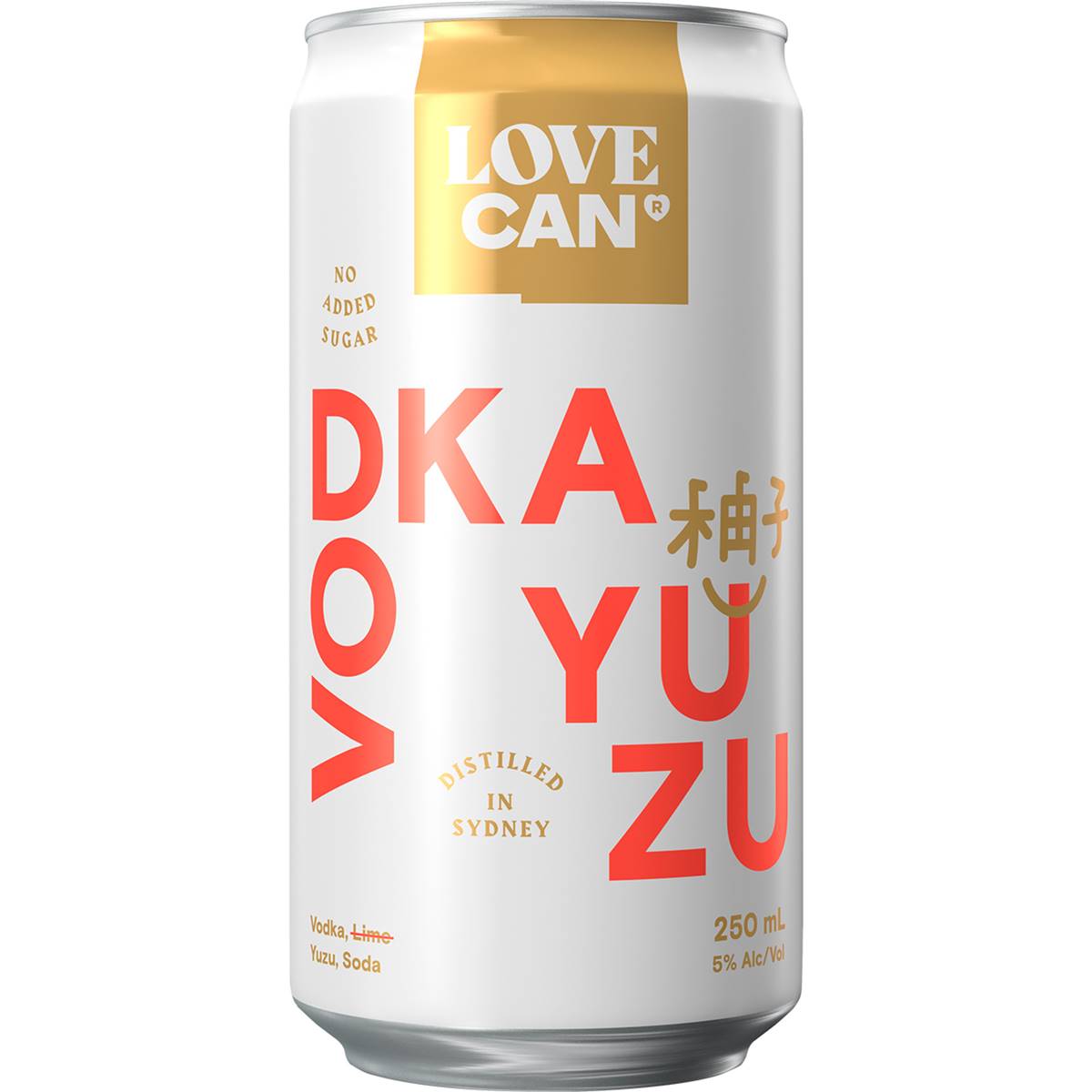 Love Can Vodka Yuzu Soda