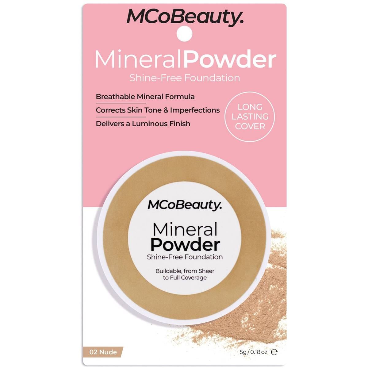 Mcobeauty Mineral Powder Shine Free Foundation Nude 5g Woolworths