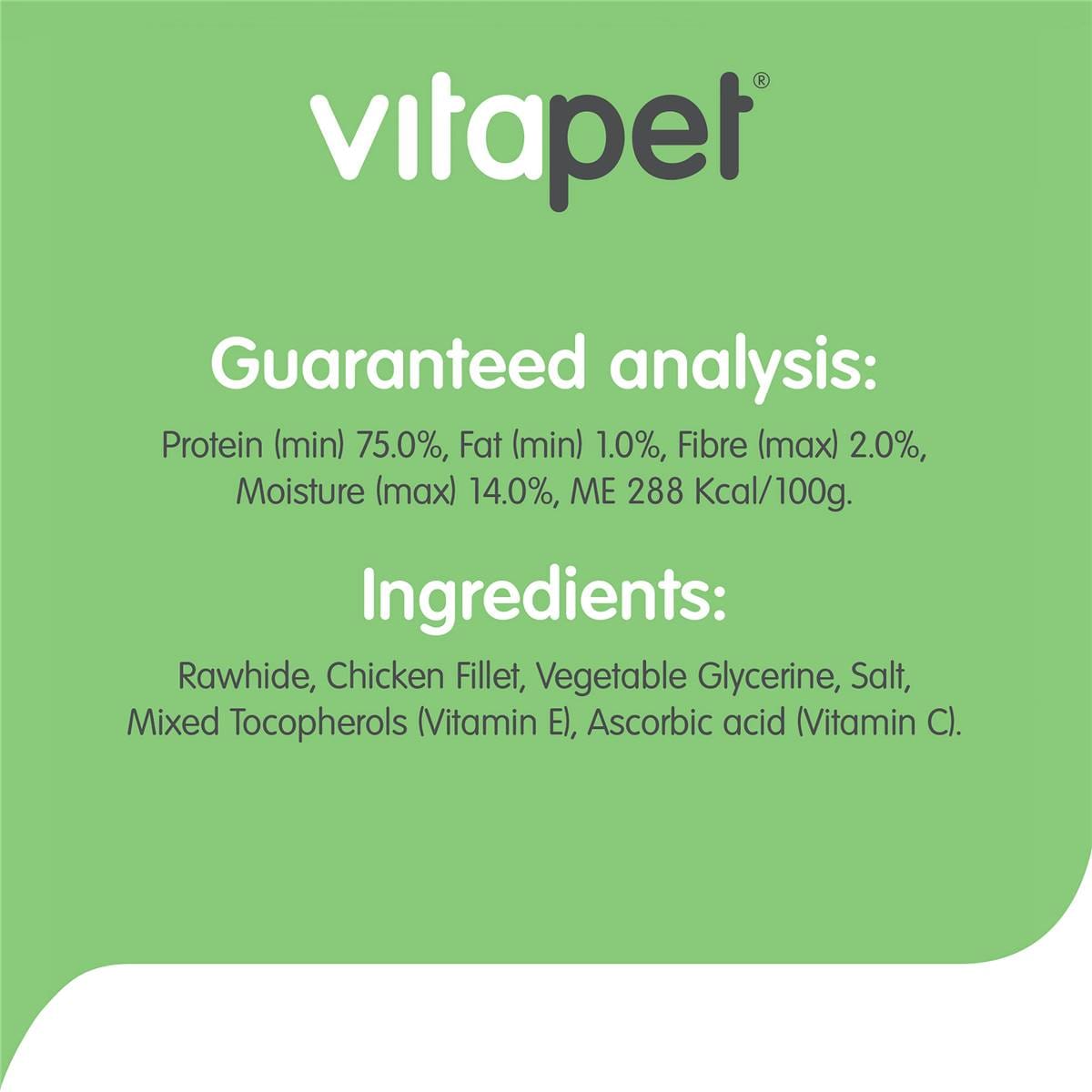 Vitapet Chewz Chicken Wrapped Rawhide Dog Food 18 Pack Woolworths