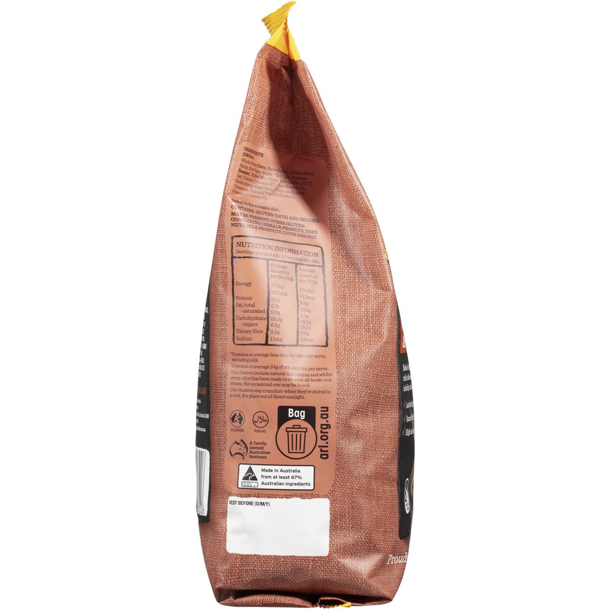 Carman's Oat Clusters Vanilla Cinnamon 750g Woolworths