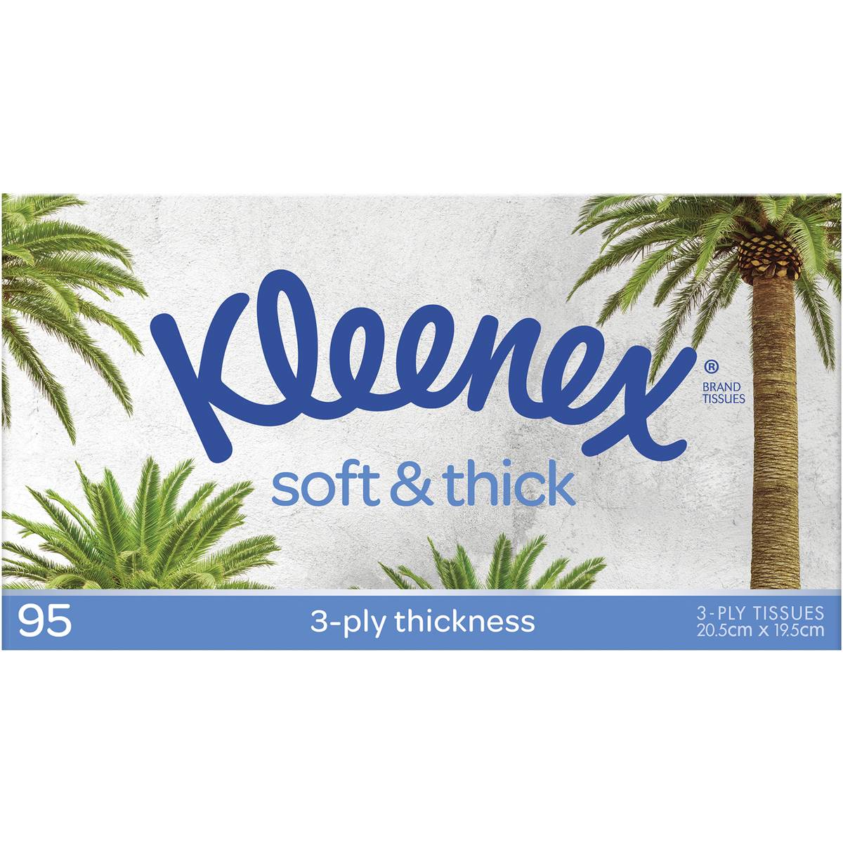 Kleenex Soft & Thick 3 Ply Facial Tissues 95 Pack Woolworths