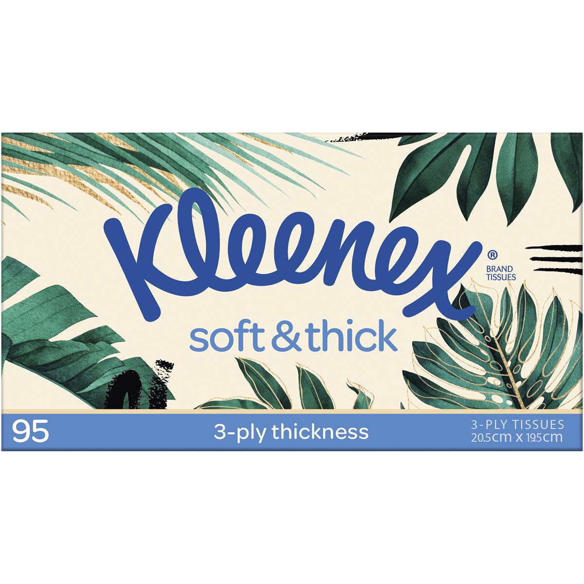 Kleenex Soft & Thick 3 Ply Facial Tissues 95 Pack Woolworths