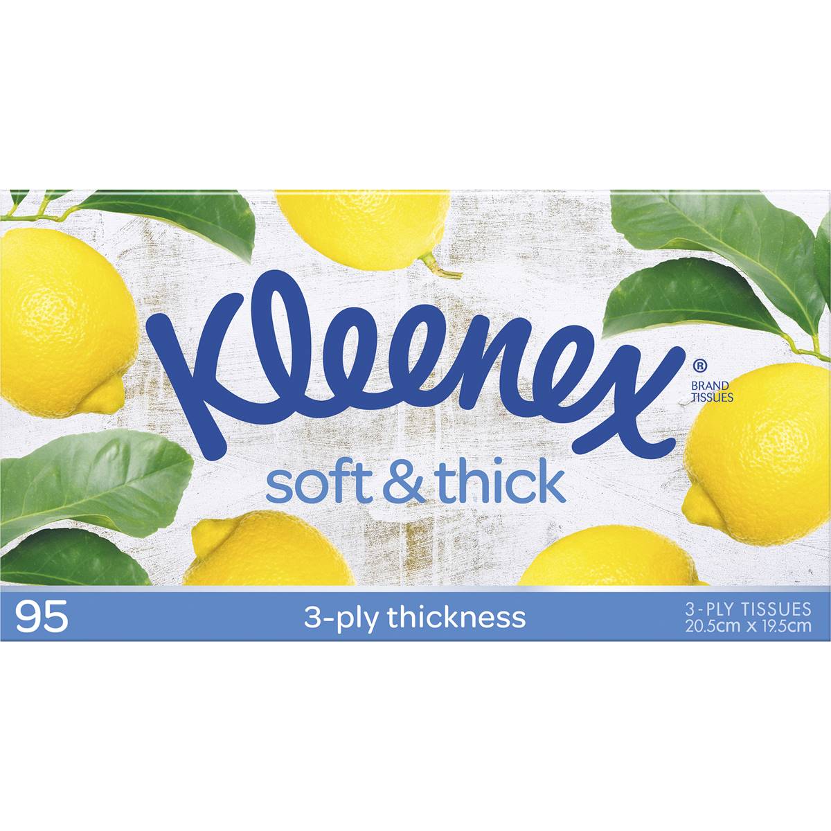 Kleenex Soft & Thick 3 Ply Facial Tissues 95 Pack Woolworths